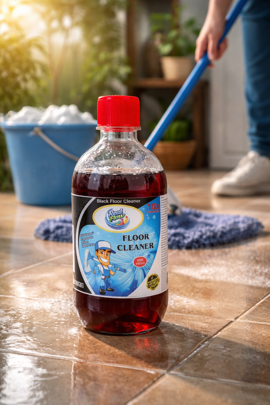 Black Floor Cleaner