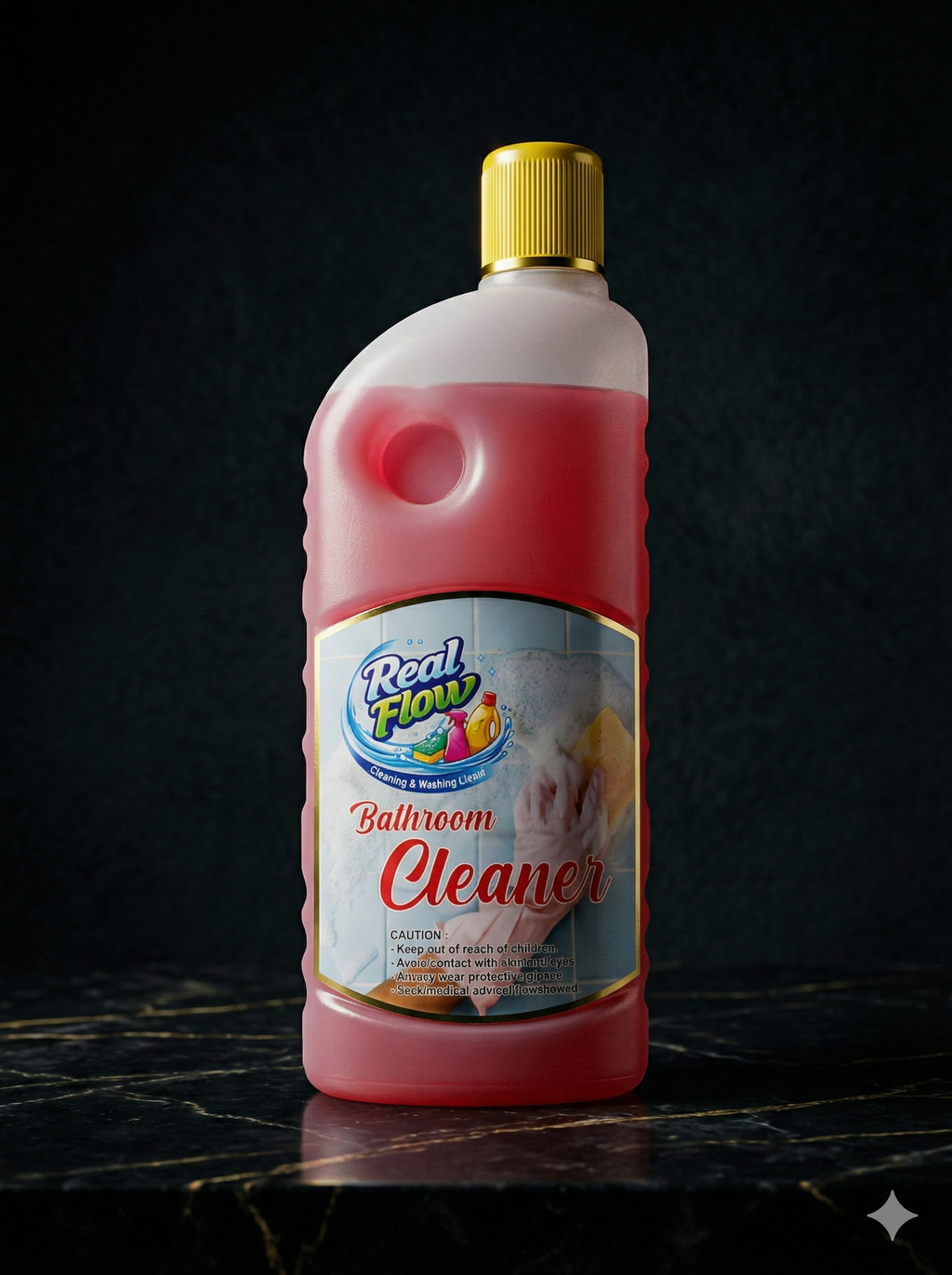 Bathroom tiles cleaner