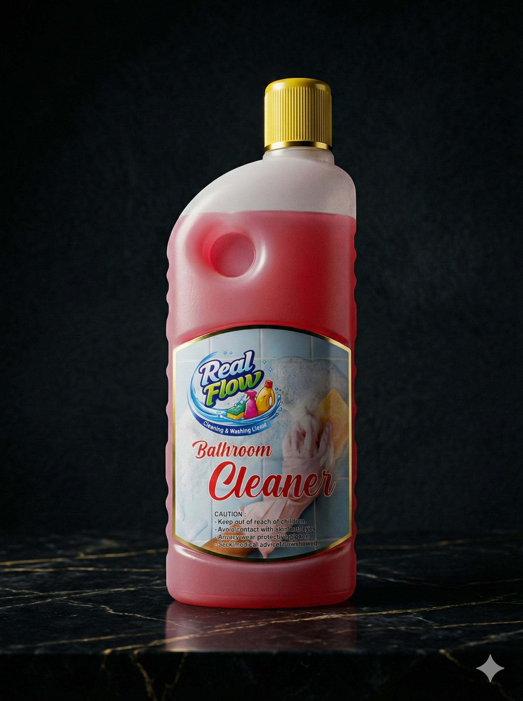 Bathroom tiles cleaner