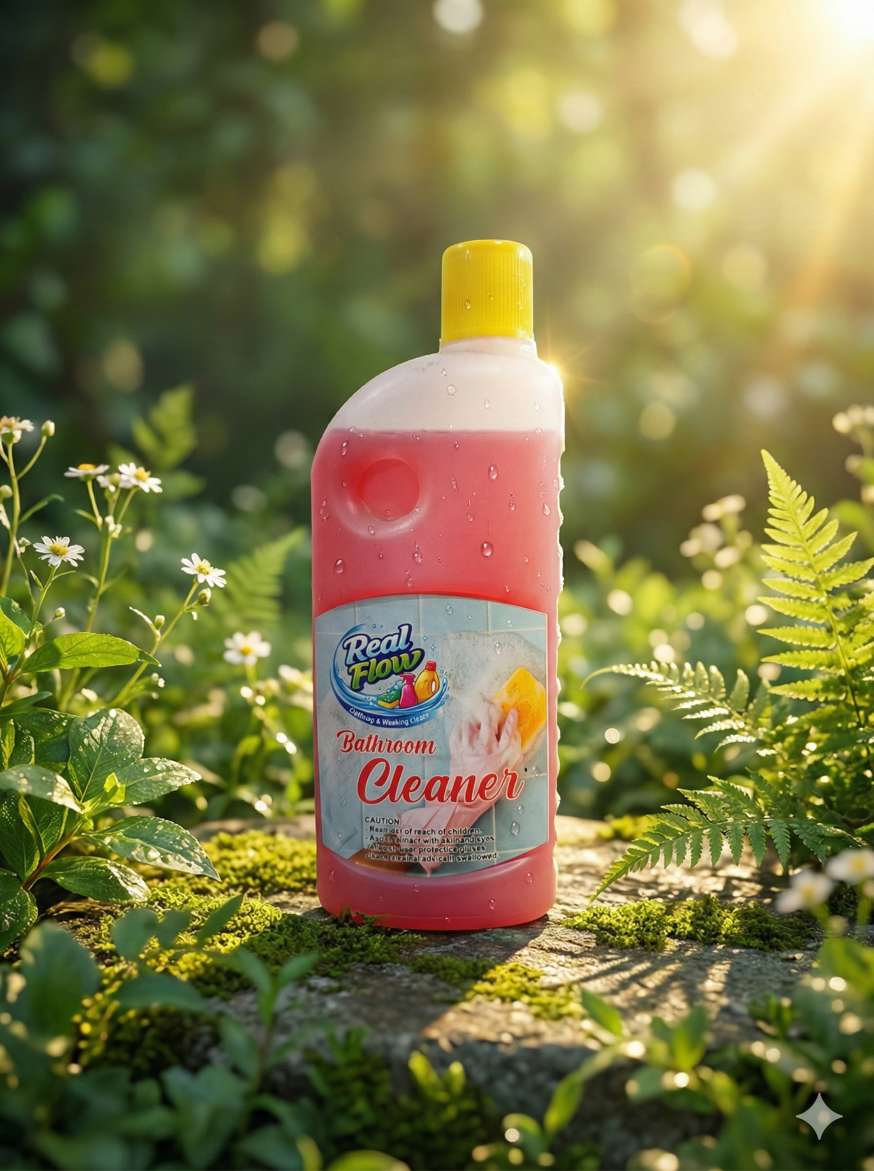 Bathroom tiles cleaner