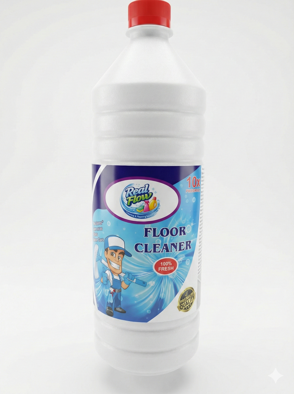 White floor cleaner