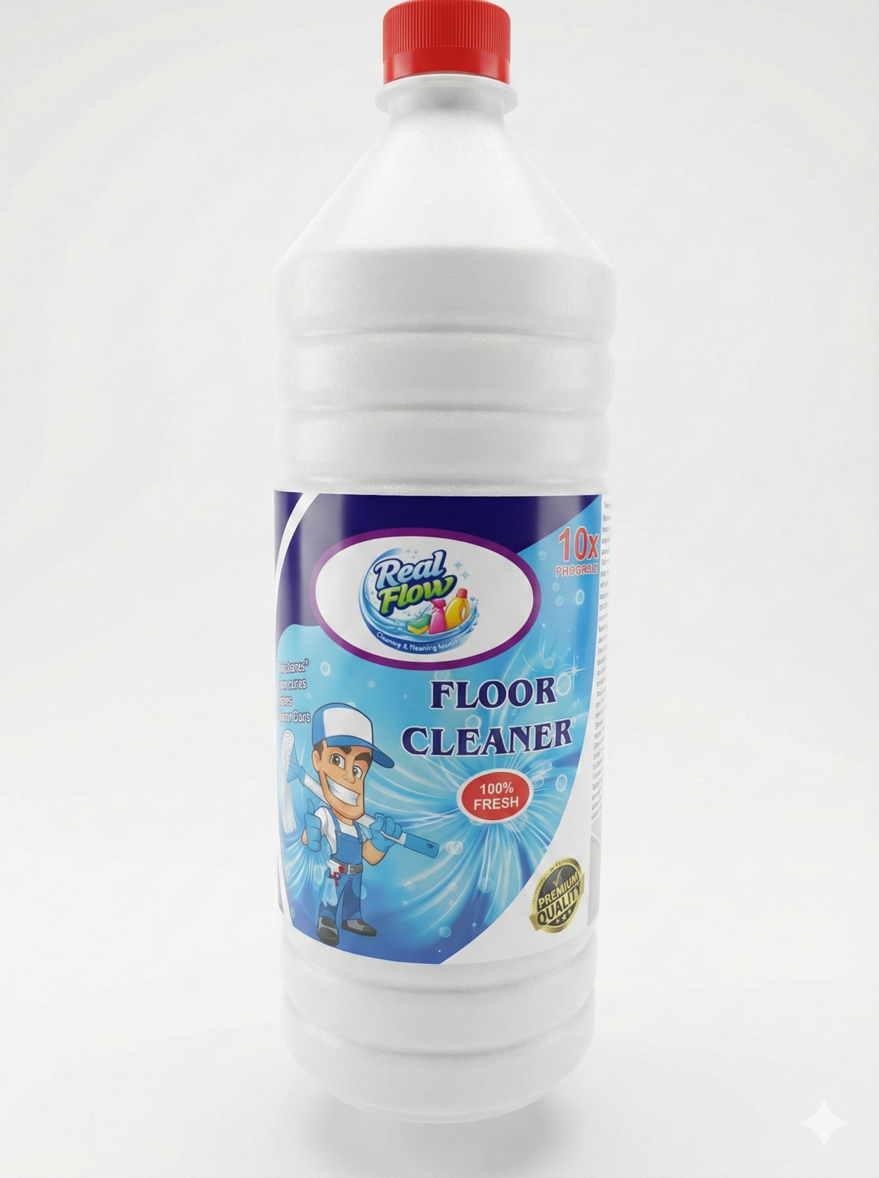 White floor cleaner